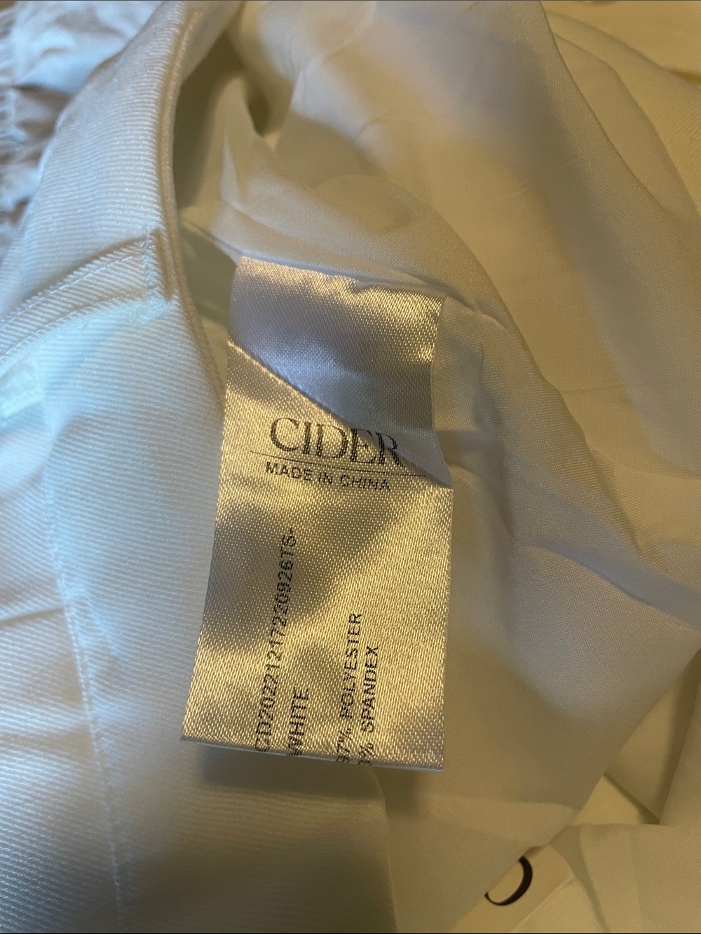 Cider Wide-Leg Cream Trousers - Picture 7 of 7